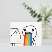 パキング虹 ポストカード (スタンド正面)