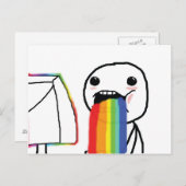 パキング虹 ポストカード (正面/裏面)