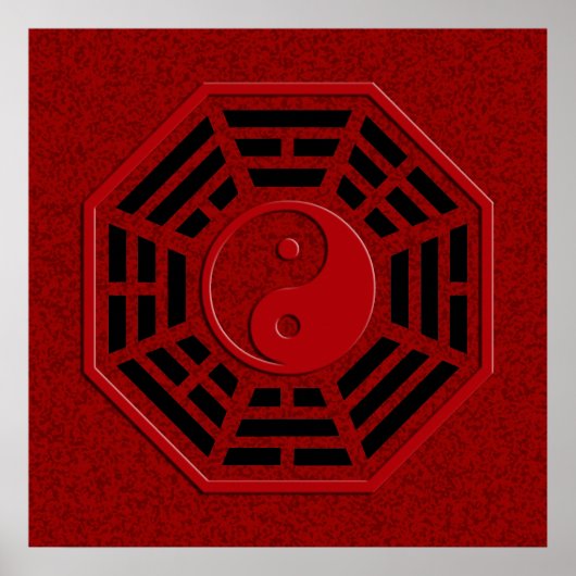 パクア |濃い赤の（ばちゃばちゃ）跳ねる ポスター (正面)