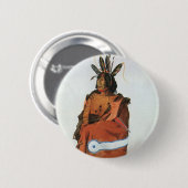 パクトゥワ・チャタ、アリカラウォリアーポートレートバイボドマー 缶バッジ (正面&裏面)