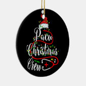 パクナースクリスマスクルーかわいいクリスマスギフト セラミックオーナメント (右)