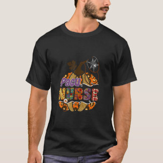パクナースパンプキンステソスコープ幽霊ハロウィンスポ Tシャツ