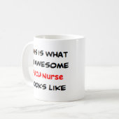 パクナース、マ素晴らしグ コーヒーマグカップ (正面左)