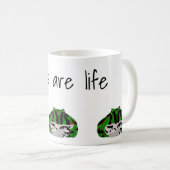 パクマン·フロッグ コーヒーマグカップ (正面右)