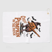 パクールッチのカボチャ ゴルフタオル (横)