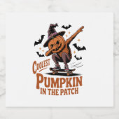 パクールッチのカボチャ スパークリングワインラベル (シングルラベル)