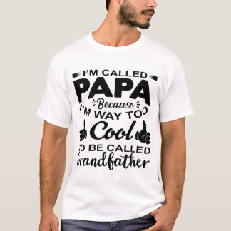 「パクールパTシャツ – 私は呼ばれるにはもうクールいい Tシャツ