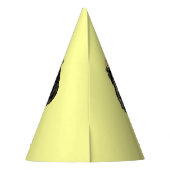 パグおもしろいドッグとパーティー帽子 – あなたの色 パーティーハット (裏面)