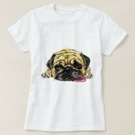 パグおもしろいドッグTシャツ Tシャツ