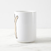 パグおもしろいン コーヒーマグカップ (中央)