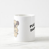 パグおやじ コーヒーマグカップ (中央)