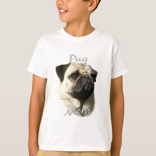 パグお母さん2 Tシャツ (正面)