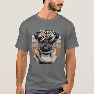 パグが大好きな人へ プライド高きパグ 愛犬家のためのおしゃれなギフト Tシャツ
