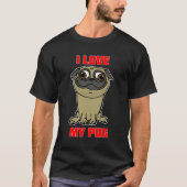 パグが大好き Tシャツ (正面)