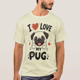 パグが大好き Tシャツ