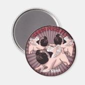 パグが飛ぶとき マグネット (正面/裏面)