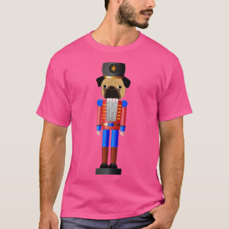 パグくるみ割りペット兵士の犬の恋人のギフト Tシャツ