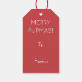 パグすてきギフトラベル ギフトタグ (裏面)