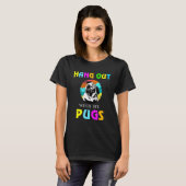 パグちゃんと遊ぼう パグ Tシャツ (正面フル)