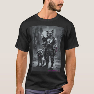 パグともう人狼のグラフィティアート5 Tシャツ