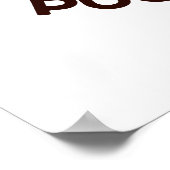 パグとキスパグおもしろいドギーパン ポスター (角)