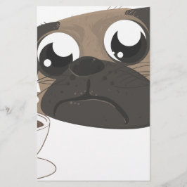 パグとコーヒー