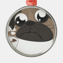 パグとコーヒー