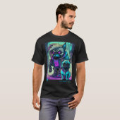 パグと人狼のグラフィティアート 6 Tシャツ (正面フル)