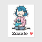 パグと私 シール (シート)