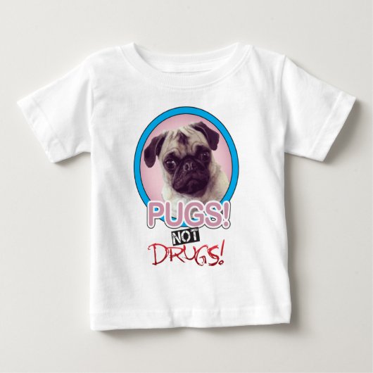 パグないdrugs.png ベビーTシャツ (正面)
