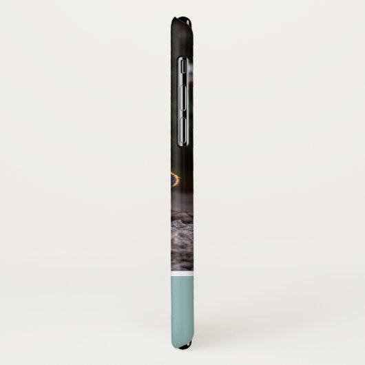 パグのお母さんはあなたの犬の写真を加えます Case-Mate iPhoneケース (裏面/左)