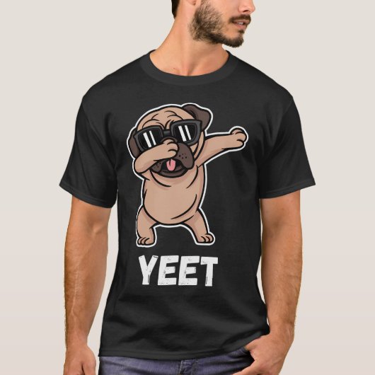 パグのお風呂 Tシャツ (正面)