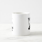 パグのない薬剤2 コーヒーマグカップ (中央)