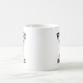 パグのない薬剤 コーヒーマグカップ (中央)
