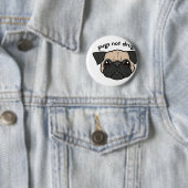 パグのない薬剤 缶バッジ (インサイチュ)