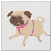 パグのカスタムの生地 ファブリック (クローズアップ)