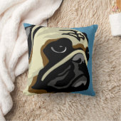 パグのギフト クッション (ブランケット)