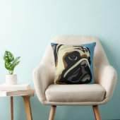 パグのギフト クッション (椅子)