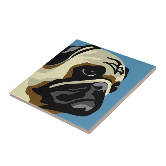 パグのギフト タイル (側面)