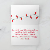 パグのクリスマスカード シーズンカード (内部)