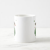 パグのクリスマスギフト コーヒーマグカップ (中央)
