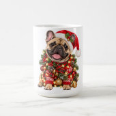 パグのクリスマスセーター マグカップ (中央)