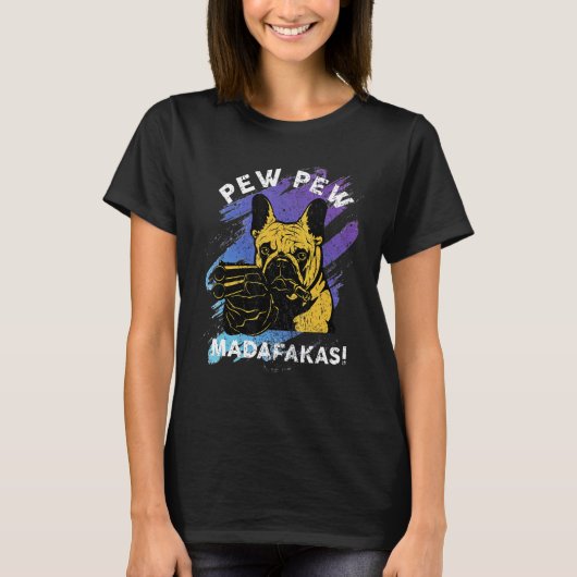 パグのゲームプレイヤー Tシャツ (正面)