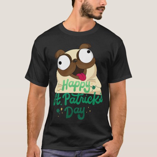 パグのシェフ、タイタスさん Tシャツ (正面)