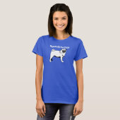 パグのシャツ Tシャツ (正面フル)