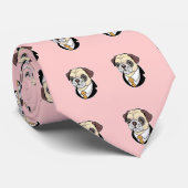 パグのタイ ネクタイ (ロール)