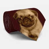 パグのタイ ネクタイ (ロール)