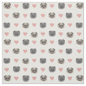 パグのハート ファブリック (見本)