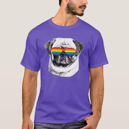 パグのプライド Tシャツ (正面)