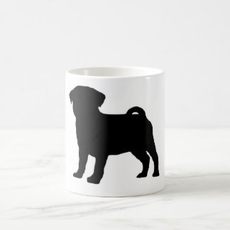 パグのプリント コーヒーマグカップ